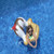 Inflatable White and Yellow Ice Cream Ring Pool Float - 46"