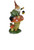 14" Lantern Gnome Atop a Mushroom Garden Statue