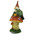 14" Lantern Gnome Atop a Mushroom Garden Statue