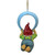 8.5" Parachuting Gnome  Hand Painted Outdoor Garden Statue
