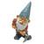 Enchanting 13.5" Gardener Gnome Hand-Painted Outdoor Garden Statue - Charming Yard Decor