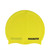 Protect Your Hair in Style with 8.5" Yellow Unisex Swim Cap for Pools and Spas: Silicone Cap for Adults and Teens