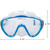 14+ Years -  Blue Zray Recreational Swim Mask for Teens