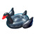 Ride into Summer with the Inflatable Black Giant Swan Pool Float Toy - 75 Inches of Fun!