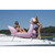 Inflatable Lay-On Flamingo Towable Float - 82" - Pink