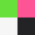 75" Bright Green and Pink Inflatable Shock Rocker Swimming Pool Float
