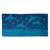 64" Blue Rectangular Jacquard Beach Towel with Dolphin Design