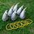 Set of 6 Silver Ring Toss Swimming Pool and Backyard Game 11"