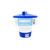 Adjustable Floating Swimming Pool Chlorine Dispenser - 7" - Blue and White