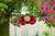 16" Ladybug Outdoor Garden Wall Thermometer