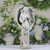 20" Angel with Wings Holding Bird Outdoor Garden Statue