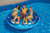 Relax in Style with the 84-Inch Solstice Inflatable Round Jumbo Island Swimming Pool Raft Lounge