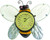 Whimsical Bumble Bee Outdoor Garden Wall Thermometer - Durable, Accurate, and Stylish!