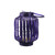 20" Tropicalia Deep Purple Cabana Tiki Bar Votive Candle Holder Lantern