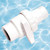 Hydro Tools Swimming Pool Socket Ball Valve - 6.5" - White