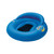 50" Inflatable Blue Water Pop Floating Lounger with Black Mesh Seat
