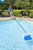 20" Blue and White Swivel Skim Elite Swimming Pool Bi-Directional Skimmer