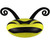 Buzz Around the Pool with the Black and Yellow Bumblebee Inner Tube, 48-Inch