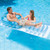 Inflatable Blue Swimming Pool or Patio Chair and Chaise Lounge, 74-Inch