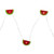 10-Count LED Watermelon Fairy Lights - Warm White