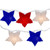 10-Count Red and Blue Fourth of July Star String Light Set, 5.25' White Wire