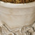 19.5" Antique White Multi Purpose Outdoor Patio Urn Planter