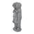 19.5" Gray Boy Hugging Girl Outdoor Garden Statue