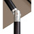 11ft Outdoor Patio Octagon Umbrella with Push Button Tilt, Brown