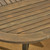 7-Piece Gray and Black Finish Oval Wood Outdoor Furniture Patio Dining Set