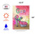 Pink and Blue Floral "GiRls ONLY" Outdoor Rectangular Mini Garden Flag 18" x 12.5"