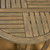 3pc Gray and Black Contemporary Outdoor Patio Bistro Set 33.5"