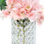 Ellipse Crystal Cylindrical Candle Holder - 11.25" - Clear