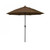 Create a Relaxing Oasis with the 7.5ft Teak Brown Outdoor Casa Series Patio Umbrella