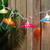 10 Count Colorful Drink Umbrella Novelty String Lights, 6.5 ft White Wire