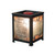 5" Black and Camel Brown Love Story OURS Cuboid Glass Warmer - Fragrance and Ambiance Without the Flame!