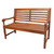 49" Brown Wooden Nantucket Garden Bench