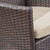 7-Piece Natural Brown Contemporary Outdoor Furniture Patio Dining Set - Beige Cushions