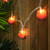 10ct Seashell Outdoor Patio String Light Set, 7.25ft White Wire