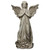 29.5" Angel Standing in Prayer Outdoor Garden Statue