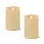 Set of 2 LED Lighted Flameless Candles with Remote 5"