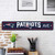 23.5" NFL New England Patriots "Ave" Street Wall Sign