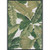 8.08' x 11.16' Green and Ivory Leafy Rectangular Outdoor Throw Rug