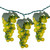 100-Count Yellow Winery Grape Patio Christmas Light Set, 5ft Green Wire
