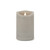 Set of 2 Gray LED Lighted Flameless Candles with Remote 5"