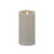 7" Gray LED Lighted Flameless Candle with Remote
