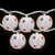 Patriotic Stars Paper Lantern Patio Light Set - 8.5' White Wire - 10ct