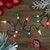 10ct Multi-Color Shotgun Shell Novelty Christmas Light Set, Clear Lights