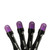 Purple LED Micro Outdoor Decorative Lights 15”