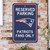 18" NFL New England Patriots 'Reserved Parking' Wall Sign