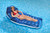 80" Inflatable Transparent Blue Adjustable Swimming Pool Lounger